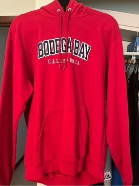 Champion Red Bodega Bay Pullover Hoodie